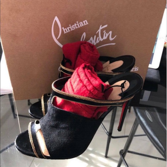 Special edition suede and gold chain - Picture 1 of 4